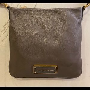 Marc by Marc Jacobs Grey Pebble Crossbody Bag